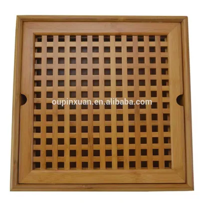 new design Chinese Gongfu Tea Tray bamboo tea saucer small drawer tea table storage water