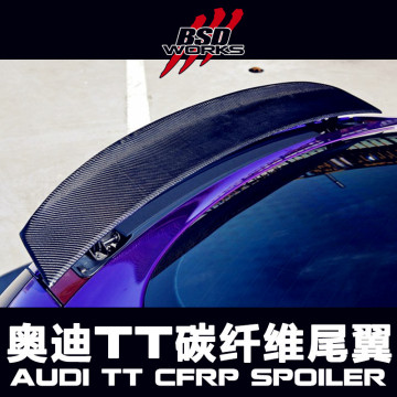 2009-2014 TT de fibra de carbono spoiler para Audi