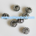 Groothandel 7.5 * 10 MM Tibetaanse zilveren Charms Spacer kralen sieraden bevindingen