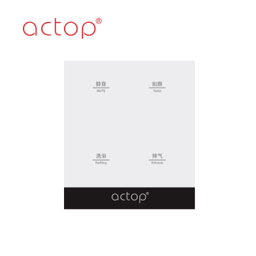 New design Alloy touch hotel switch and socket