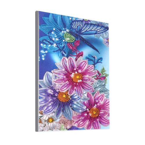 Helle bunte Blumen Diamant Malereidekoration