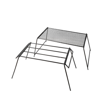 BBQ Outdoor wrought folding storage bracket camping console