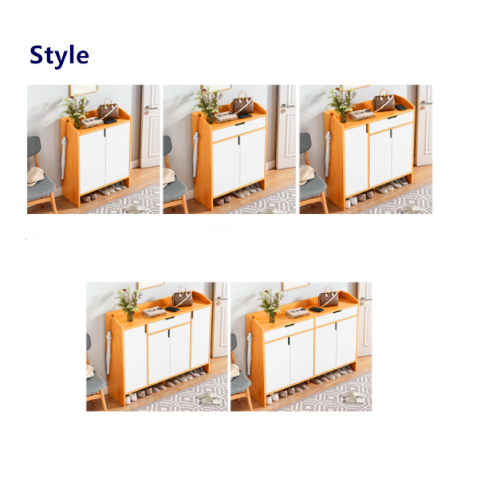 2022 new style four door and one drawer shoe cabinet