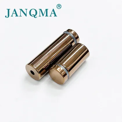 glossy rose gold stainless steel hollow advertising screw