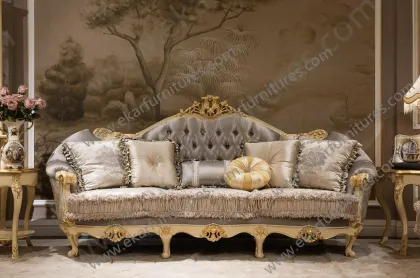 European Fabric Sofa Alibaba France Wood Sofa