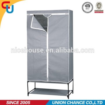 custom design nonwoven fabric folding wardrobe with shoe rack