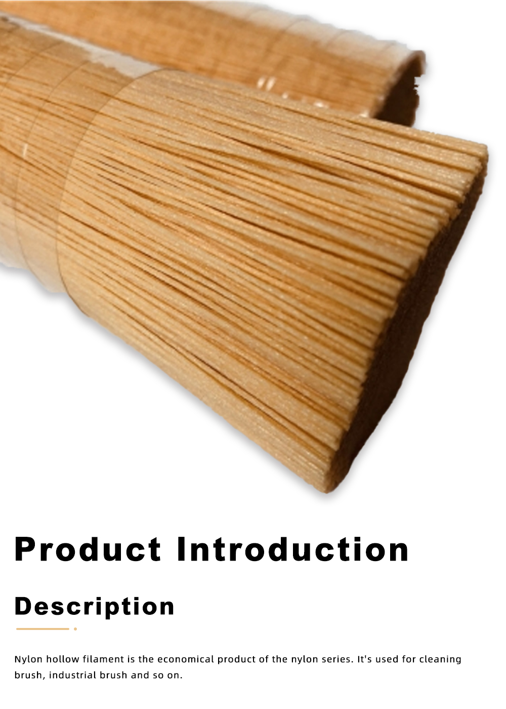Nylon Hollow paint brush filaments x