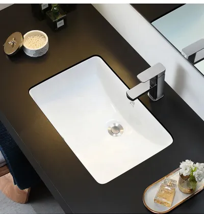 Ceramic Undercounter Bathroom Wash Basin for Lavatory Sink