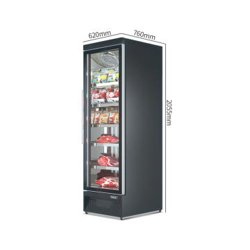Stainless Steel Commercial Refrigerated Meat Cabinet for Supermarkets