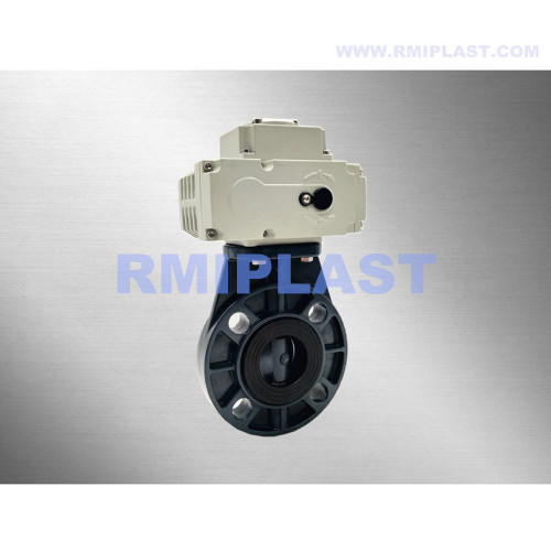 PVC Butterfly Valve électrique AC220V