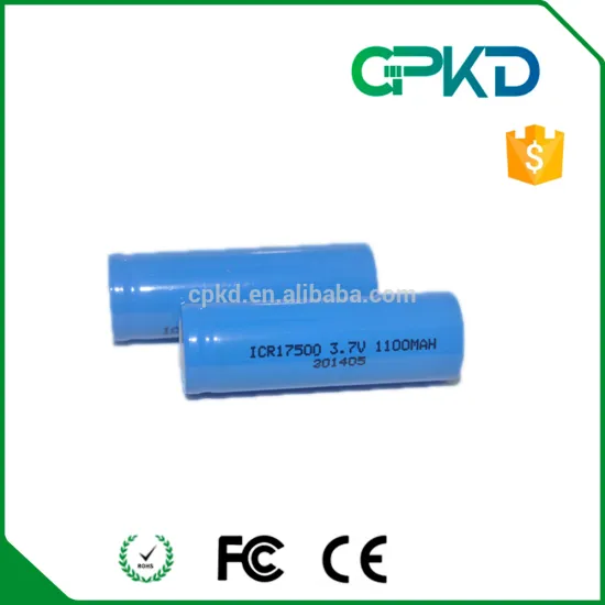 1050mAh Li-ion battery ICR17500 for camera