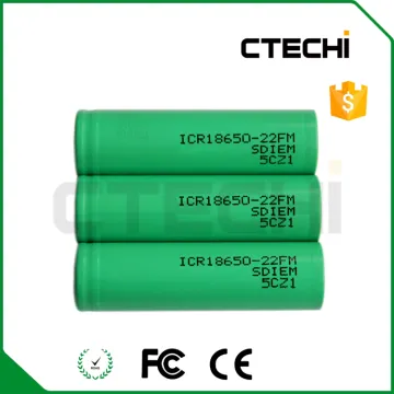 rechargeable li-ion 18650 battery 3.6v ICR18650-22FM 2200mah