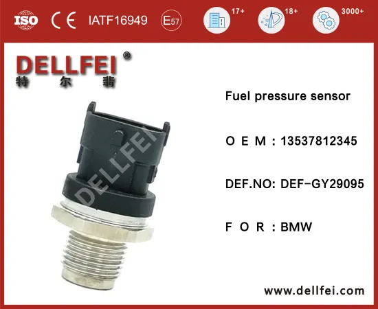 New Common Rail High Pressure Sensor 13537812345 for BMW