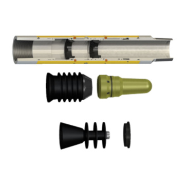 3-1/2 &quot;aşama yaka açılış bombası, kapanış fişi