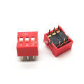 35PCS/LOT Dip Switch Kit 1 2 3 4 5 6 8 Way 2.54mm Toggle Switch Red Snap Switches Mixed Kit Each 5PCS Combination Set In Box