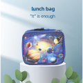 Cloth lunch bag Children's Starry Sky lunch bag Full printed children's lunch bag