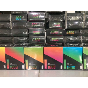 Puff xxl 1600 bocanadas de vapores desechables pre-llenados Ecigarette