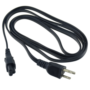 US Plug 3 prong Flat Power Cord