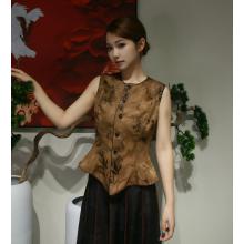 Chaleco marrón elegante para mujer: capas versátiles