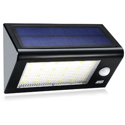 Solar Lights,400 Lumens Powered Motion Sensor solar garden light