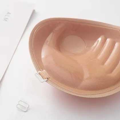 Invisible Push-Up Bra: Self-Adhesive Silicone Seamless Bra with Front Closure