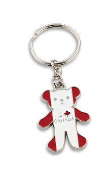 Metal Bear Keyring Can 544