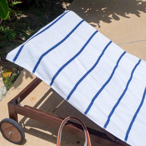 Cotton Beach Towels Cotton Beach Lounge Chair Covers Towels with Hood Supplier