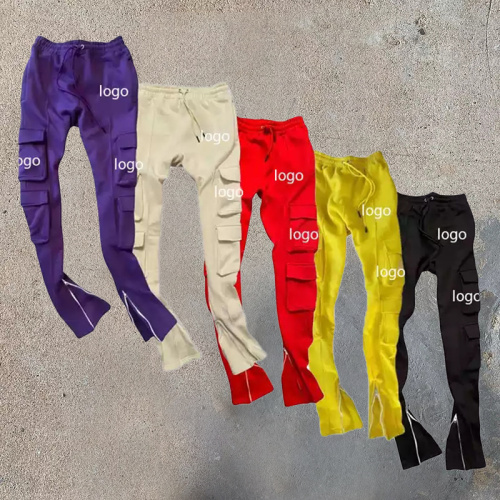 Pantalones de sudor de hombres casuales multicolores personalizados