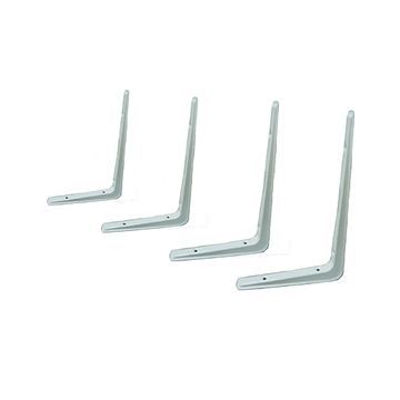 Powder-coated Shelf Bracket, Made of Steel, Suitable for Kitchen and Bathroom