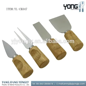 Stainless steel cheese knives tool set for all types of cheese cutting tools