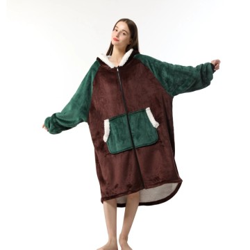 wearable sweatshirt oversized sherpa hoodie blanket