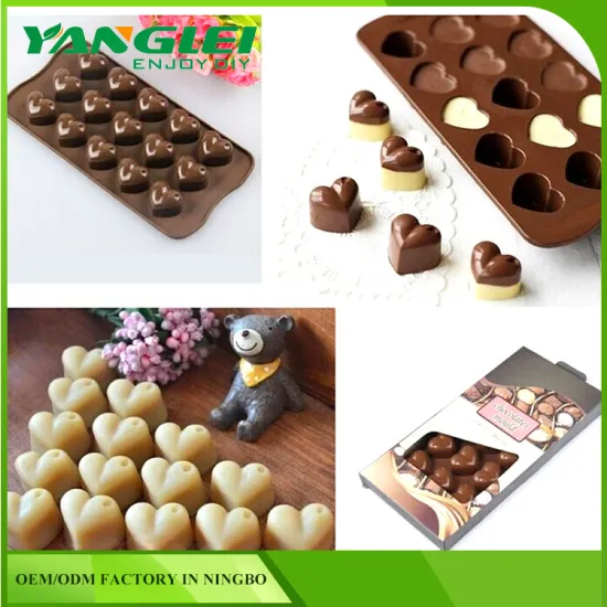 silicone heart cake mold