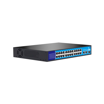 Hundred Thousand Hybrid Metal Body Intelligent POE Switch Ethernet Fiber Manufacturer