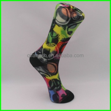 360 degree seamless printed socks