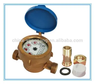 Single-Jet Vane Wheel Wet Dial Water Meter Dn20mm