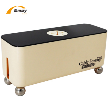 Wholesale Plastic Storage Container with Aluminum Stand for Safe Charging Cable Management