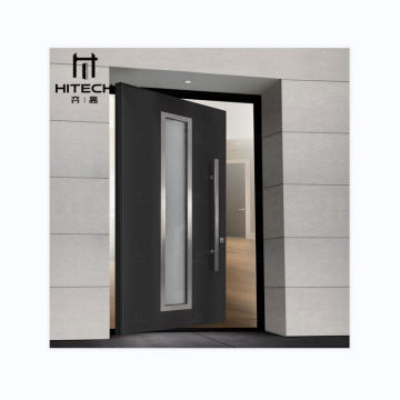 Soundproof Prehung Exterior Wooden Door Models with Iron Gate Prices