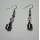 Hematite Earring with silver color finding