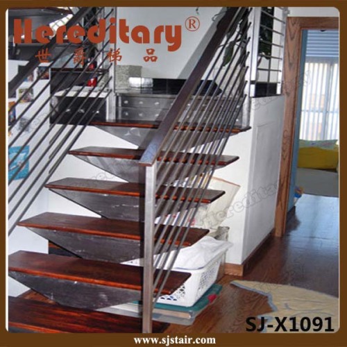 Indoor Stainless Steel Staircase (SJ-X1091)