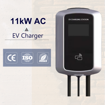 11KW एसी पोल-माउंटेड ईवी चार्जर यूरोपीय मानक प्लग