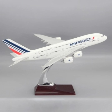 36cm 1/200 Scale Air France Airbus A380 Diecast Resin Aircraft Model for Sale