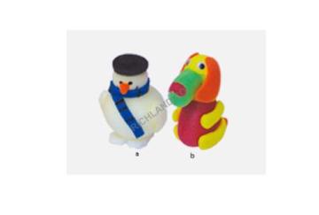 bath sponge in animal shape