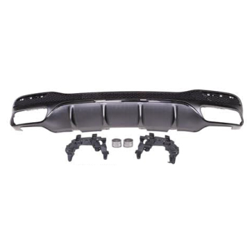 GLE63 AMG ACHTER DILPUSER - Black GLE63 Achterlip voor Benz W166/X292
