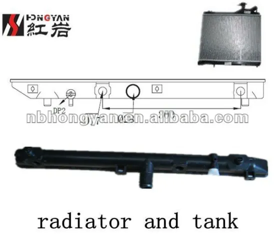 auto radiator plastic tank for car esteem