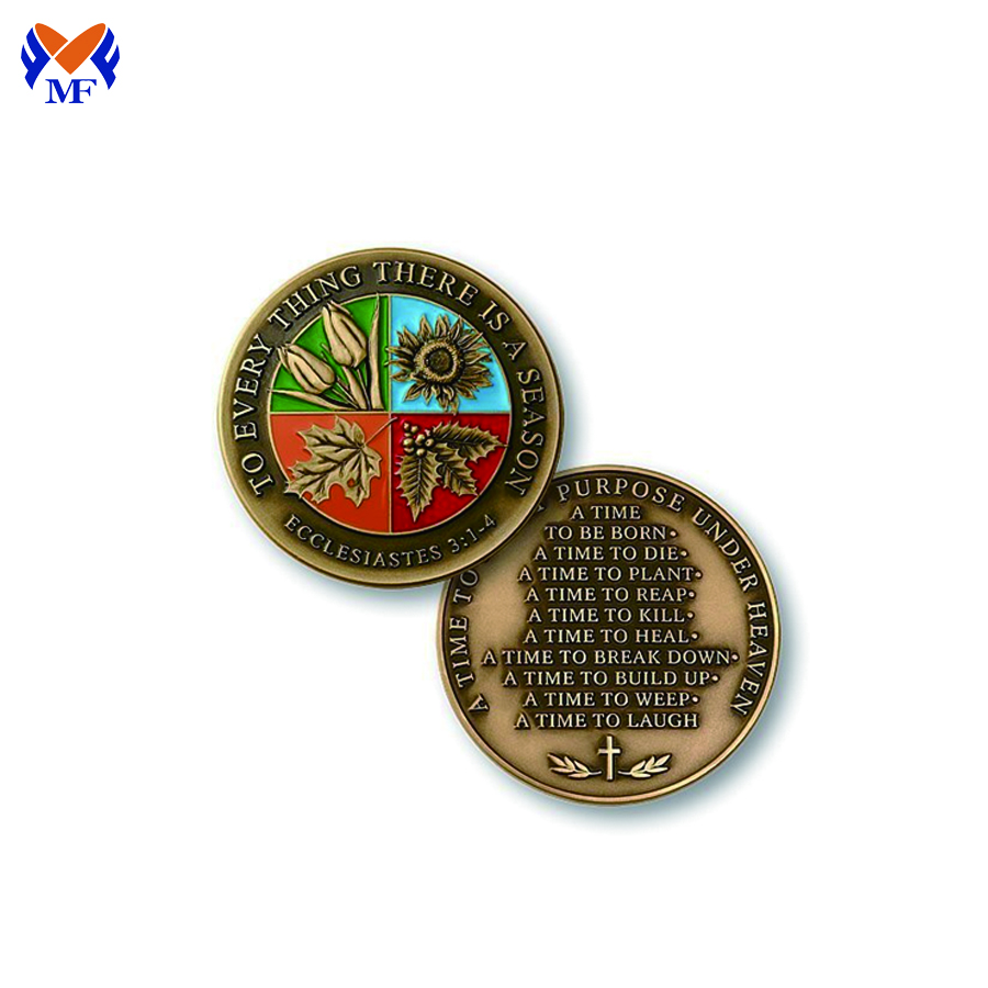 Metal Copper Rounds Coin para venda