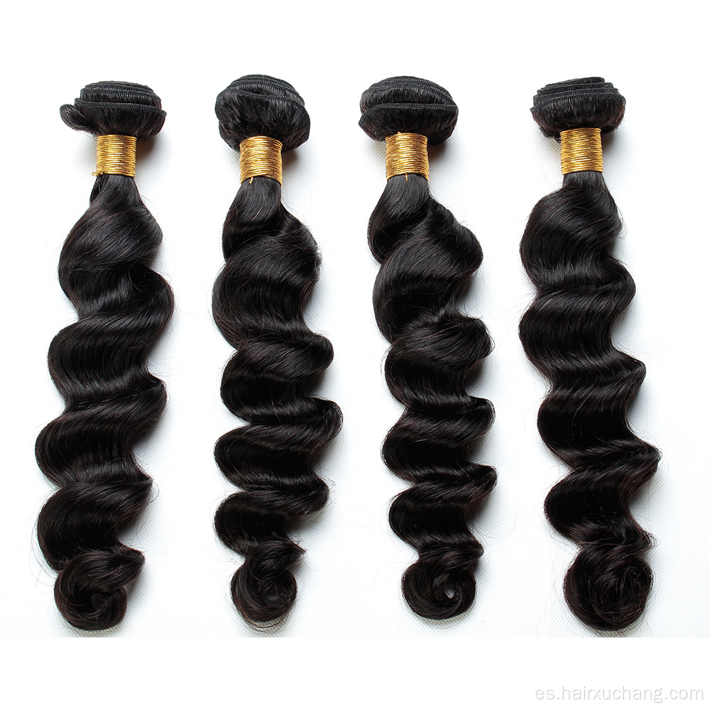 Virgen mayorista Virginia Malasia 100% Human Human Bundle Wave Remy Remy Hair Tejes Bundles