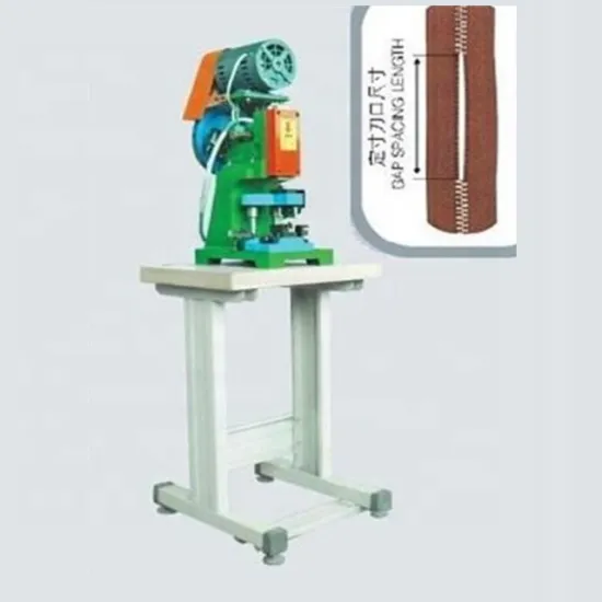 Manual Gapping Metal Zipper Stripping Machine