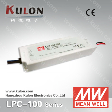 Low cost Meanwell LPC-100-1750 IP67 rated 1750mA 100W LED driver