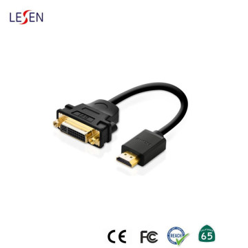 Câble adaptateur mâle vers mâle HDMI vers DVI