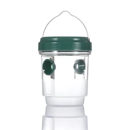 Waterproof Solar-Powered Wasp Trap for Outdoor Garden Use
